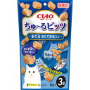 【6個セット】CIAOちゅ〜るビッツまぐろほたて貝柱入り12g×3袋
