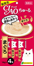 【24個セット】いなばペットフード CIAOちゅ〜るまぐろ14g×4本