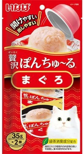 【注意事項】 ・メーカーの都合等により、パッケージ及び内容量、生産地、などが変更される場合がございます。ご了承ください。 ・当店では地球環境への配慮およびお手頃価格での商品の提供のため、簡易的な梱包とさせていただいております。 ・箱潰れなど、製品をご利用いただくのに問題がない場合の返品・交換対応はお受けできません ※期限のある商品について ・賞味期限や消費期限がある商品については、すべて期限まで2ヶ月以上のものを取り扱っております。個別のお問い合わせはご遠慮いただきますようお願い申し上げます。 ・期限が迫った商品は、別途アウトレット商品として販売させていただいております。 商品説明■　商品特徴ぽんと出しやすいカップ容器に入ったおやつ 少量なのでちょっと与えたいときに便利 食べやすいやわらかゼリータイプ 素材のうま味がたっぷりつまった贅沢な仕上がり 4901133656316■　原材料まぐろ、まぐろエキス、糖類(オリゴ糖等)、植物性油脂、増粘剤(加工でん粉)、増粘多糖類、ミネラル類、調味料(アミノ酸等)、ビタミンE、紅麹色素、緑茶エキス■　発売元、製造元、輸入元又は販売元いなばペットフード■　広告文責 ライフジェネレーション株式会社 TEL:06-6809-2484
