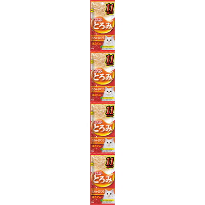 乐天商城 - 【24個セット】CIAOとろみプチ4連パック11歳からのささみ・まぐろほたて味35g×4