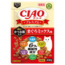 【ポイントUP対象商品】 【3個セット】いなばペットフード CIAOプレミアムかつお節入りまぐろミックス味200g
