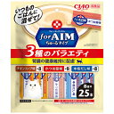 【ポイントUP対象商品】 【16個セット】いなばペットフード CIAOforAIMちゅ〜る3種のバラエティ8g×25本