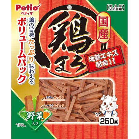 【10個セット】ペティオ ペティオ鶏まろ野菜入り250g