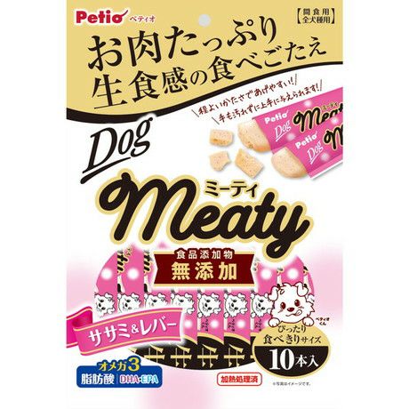 【10個セット】ペティオ ペティオミーティササミ＆レバー10本入