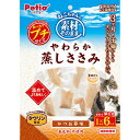 【ポイントUP対象商品】 【30個セット】ペティオ ペティオ素材そのままねこちゃんのやわらか蒸しささみプチかつお節味1切れ×6パック