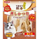 【ポイントUP対象商品】 【12個セット】ペティオ ペティオできたて厨房キャット蒸しかつおプチかつお節味1切れ×10パック