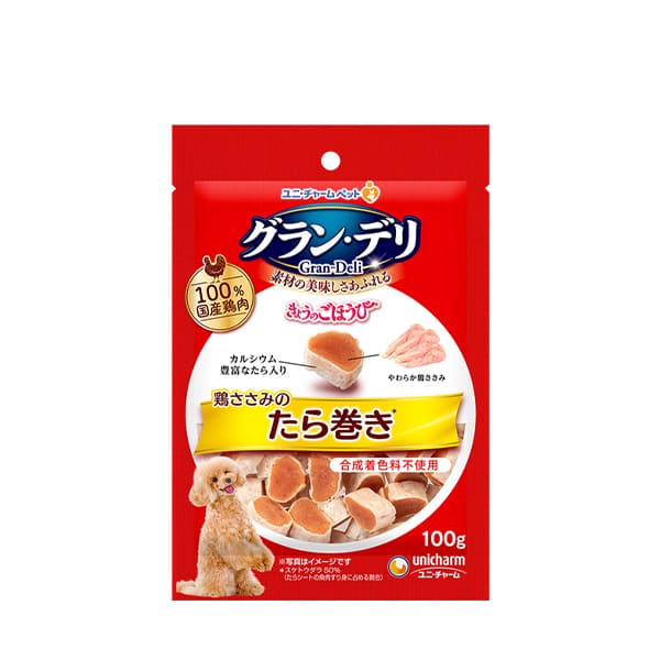 【6個セット】グラン・デリきょうのごほうびヘルシーたら巻きささみ100g