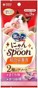 【2個セット】 ユニ・チャーム 銀のスプーンおやつにゃんspoon総合栄養食2種のアソートまぐろ&かつお味90g