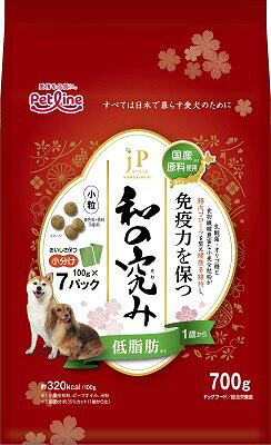 楽天スペシャルスペース　ペット館【10個セット】 ペットライン JPスタイル 和の究み 小粒 低脂肪 1歳から 700g