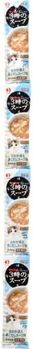 【30個セット】ペットライン キャネット3時のスープおかか添えあごだしスープ風25g×4