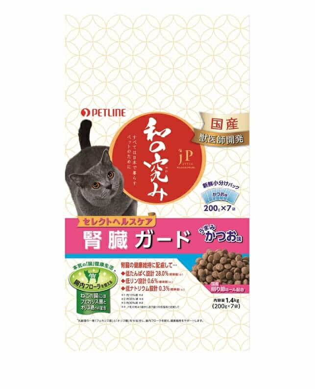 【2個セット】JPスタイル和の究みセレクトヘルスケア腎臓ガードかつお味1.4kg