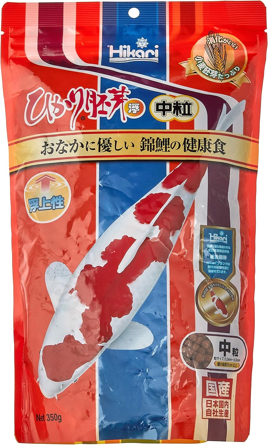 【10個セット】キョーリン ひかり ひかり胚芽中粒 350g