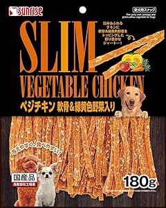 【12個セット】マルカン（サンライズ） ゴン太のベジチキン軟骨＆緑黄色野菜入り180g