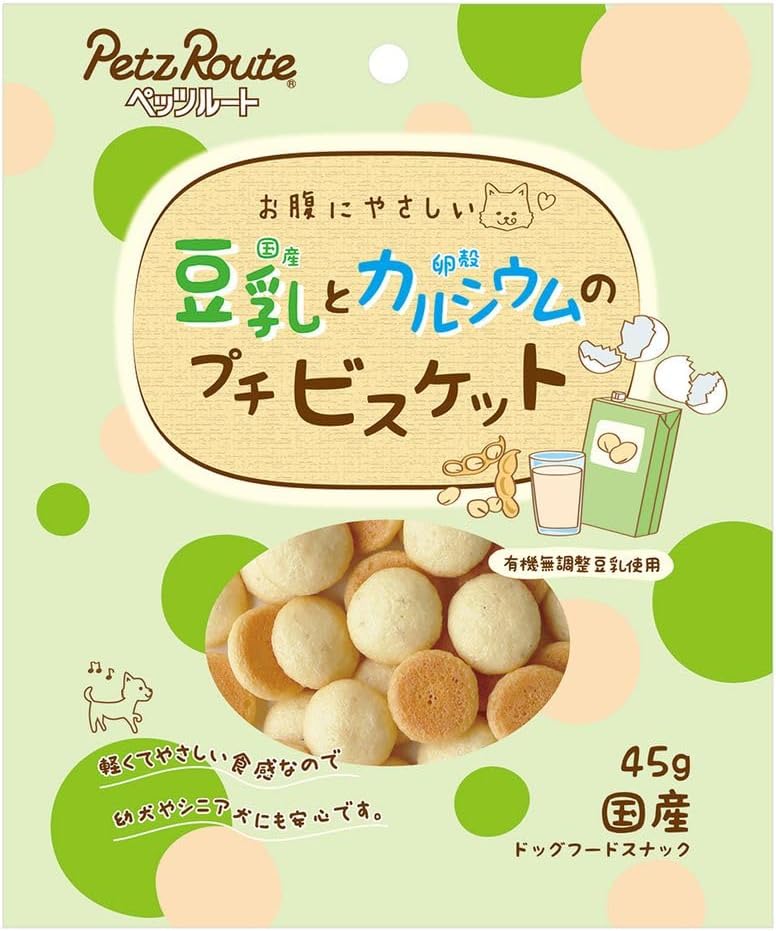 乐天商城 - 【12個セット】ペッツルート 豆乳プチビスケット45g