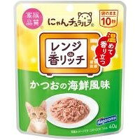 【12個セット】 はごろもフーズ にゃんチュラル香リッチ かつおの海鮮風味 40g