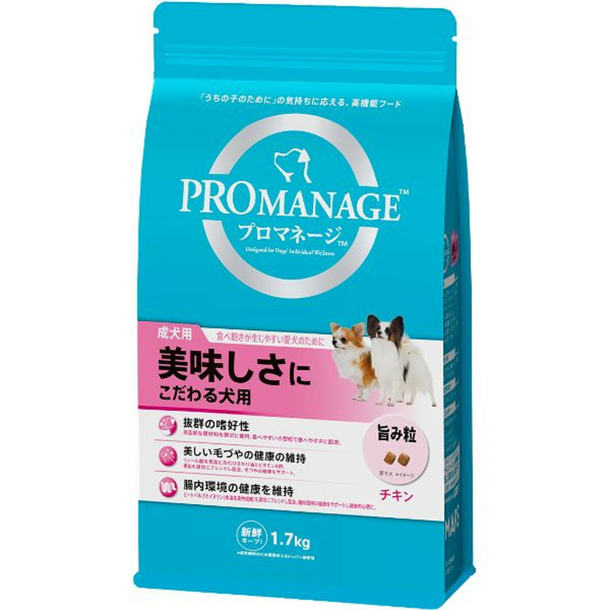 【6個セット】 マースジャパンリミテッド プロマネージ 成犬用 美味しさにこだわる犬用 1.7kg