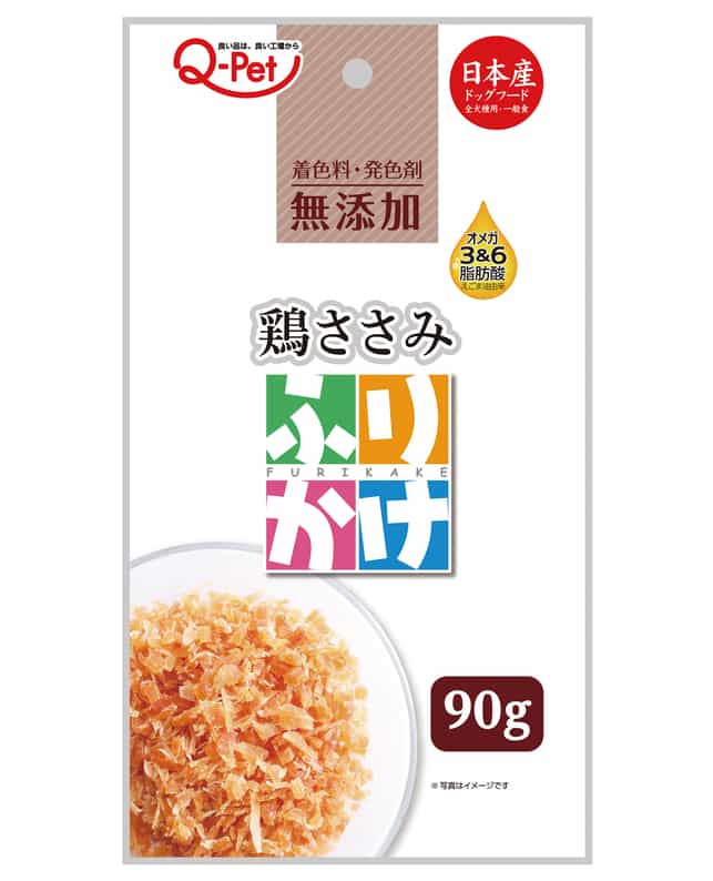 【6個セット】九州ペットフード ふりかけ Q-Petふりかけ鶏ささみ 90g