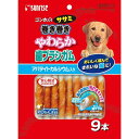 【ポイントUP対象商品】 【48個セット】マルカン(サンライズ) ゴン太のササミ巻き巻きやわらか歯ブラシガムアパタイトカルシウム入り9本