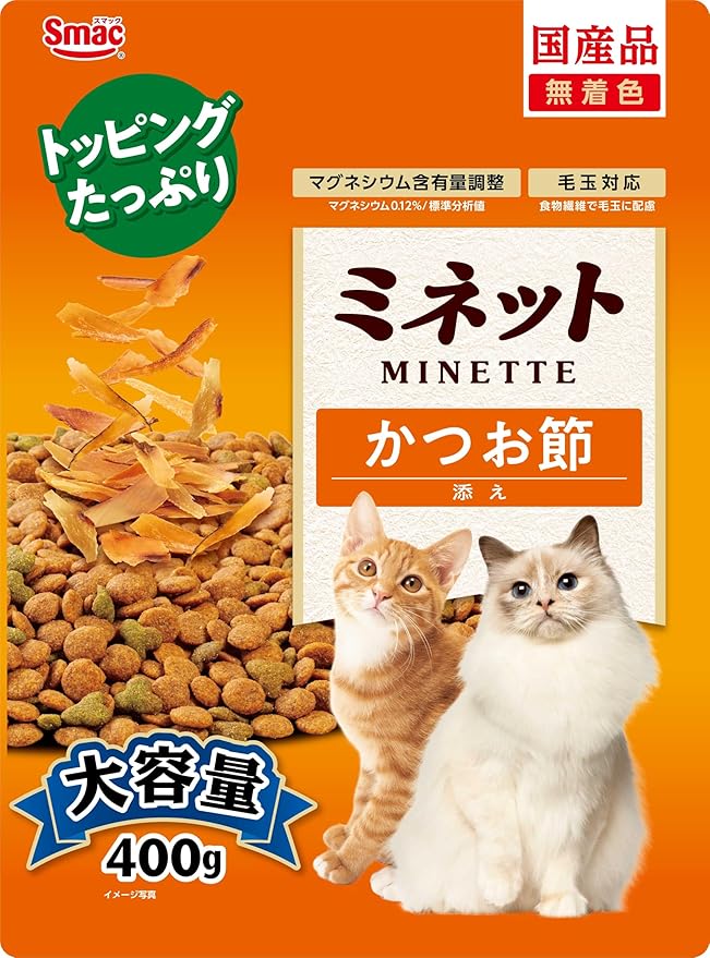 【12個セット】スマック ミネットかつお節添え400g