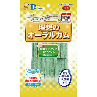 Chewing Gums - 【12個セット】株式会社ダイワ 新桜型スティッククロロフィル75g約30本