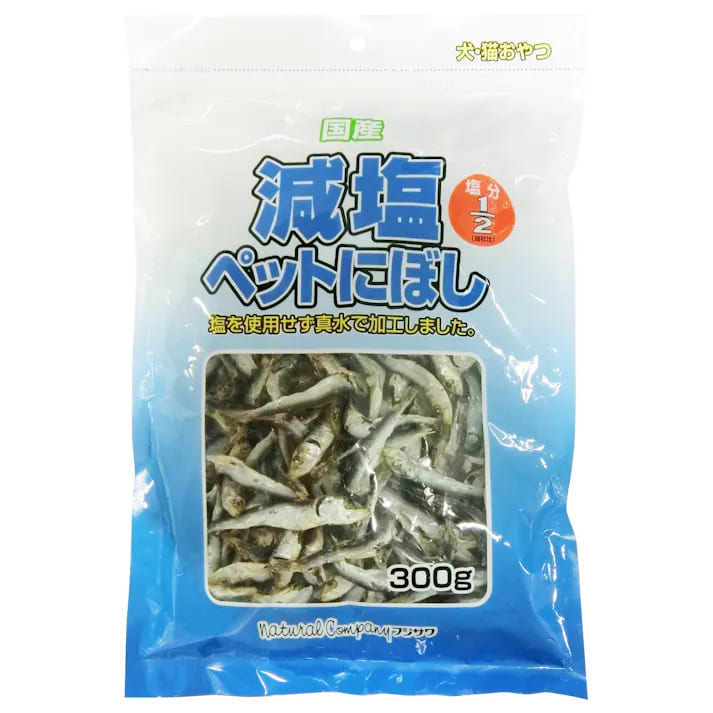 【2個セット】藤沢商事 フジサワ減塩ペットにぼし300g