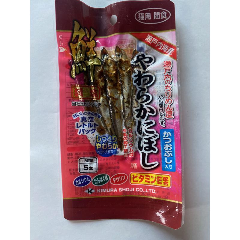 【12個セット】猫用やわらかにぼしかつおぶし入り5本