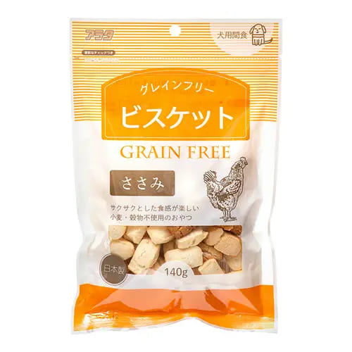 【12個セット】アラタ グレインフリービスケットささみ140g
