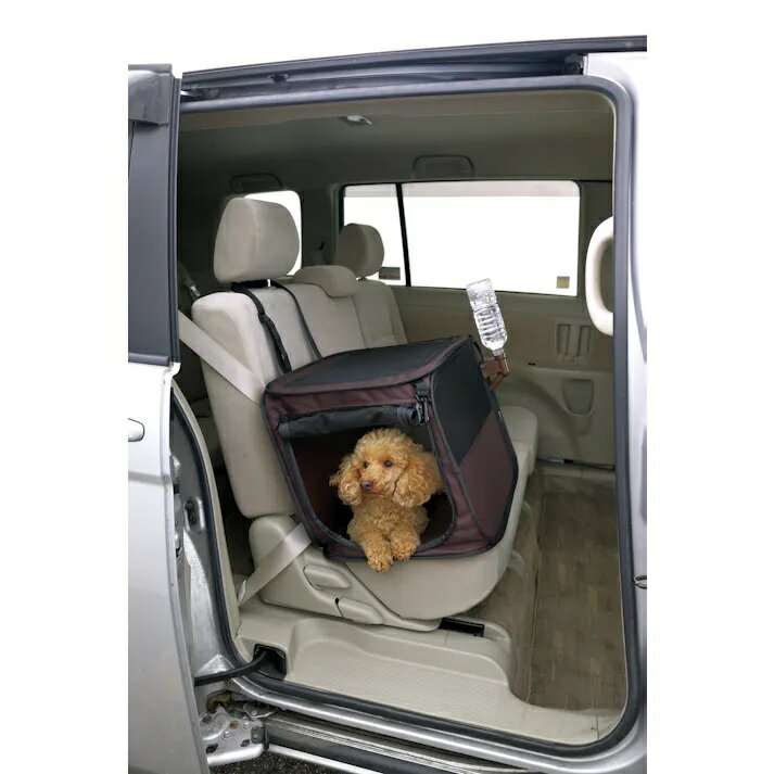 リッチェル たためるドライブペットケージMブラウン