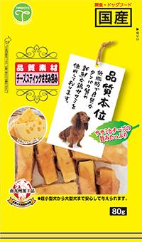 【注意事項】 ・メーカーの都合等により、パッケージ及び内容量、生産地、などが変更される場合がございます。ご了承ください。 ・当店では地球環境への配慮およびお手頃価格での商品の提供のため、簡易的な梱包とさせていただいております。 ・箱潰れなど、製品をご利用いただくのに問題がない場合の返品・交換対応はお受けできません ※期限のある商品について ・賞味期限や消費期限がある商品については、すべて期限まで2ヶ月以上のものを取り扱っております。個別のお問い合わせはご遠慮いただきますようお願い申し上げます。 ・期限が迫った商品は、別途アウトレット商品として販売させていただいております。 商品説明■　商品詳細●チーズの旨みがたっぷり入ったスティックに高たんぱくで低脂肪のささみを包み込んだ愛犬用おやつです。 ●超小型犬から大型犬まで安心して与えられます。 4582129259492■　原材料鶏肉、チーズ、小麦粉、馬鈴薯澱粉、グリセリン、プロピレングリコール、保存料（ソルビン酸K）、着色料（二酸化チタン、黄4号）、酸化防止剤（亜硫酸Na、V．C、V．E）、調味料（アミノ酸）、リン酸塩（Na）■　メーカー友人■　広告文責ライフジェネレーション株式会社 TEL:06-6809-2484