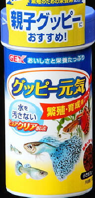 【2個セット】ジェックス グッピー元気 プロバイオ 繁殖・育成用フード 52g