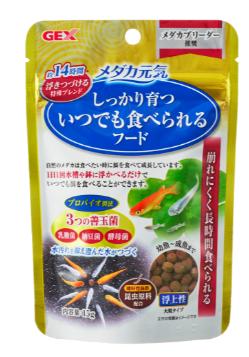 【6個セット】ジェックス　ジェックスメダカ元気いつでも食べられるフード浮上性15g