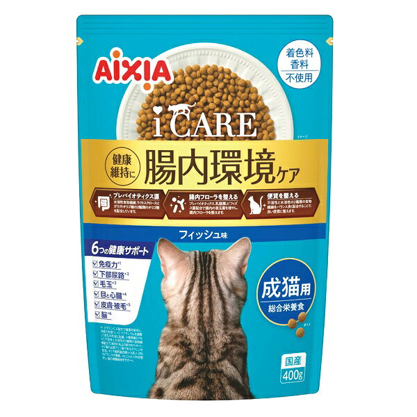 樂天商城 - アイシア株式会社　i　CARE　キャットドライ　フィッシュ味400g