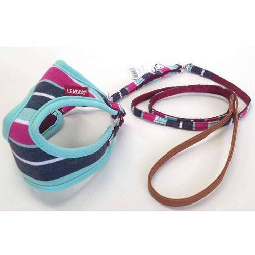 【3個セット】 リードッグ LEADOG パステルボーダー フロントハーネスリード SS ミント