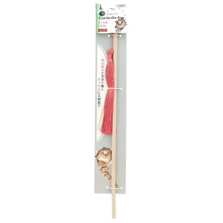 Toys - 【3個セット】ペティオプロショップ事業部 Add.MateCatintheboxタッセルじゃらしレッド