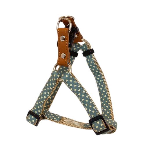 リードッグ LEADOGプチハートカンタンハーネスSグリーン