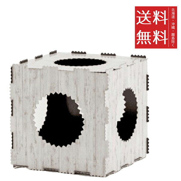 ケイパック neuneko BOX 木目 猫 お家 ペット キャットハウス ペットハウス 箱