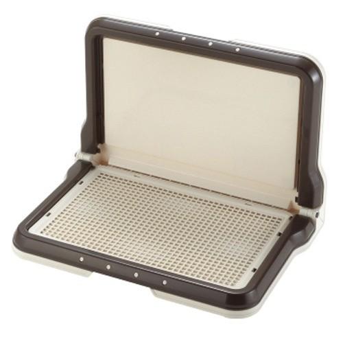 【6個セット】 リッチェル しつけ用ステップL型トレーレギュラーダークブラウン