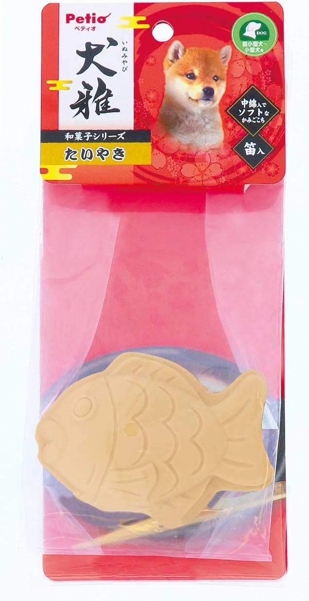 【2個セット】ペティオ犬雅和菓子ラテックスたいやき