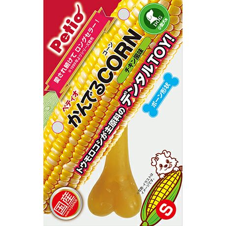 ペティオ 【6個セット】ペティオ かんでるCORNチキン風味S小型犬用
