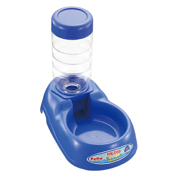 ペティオ 【3個セット】ペティオ PETIOディッシュ給水器付きブルー