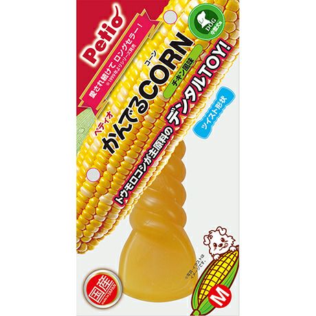 ペティオ ペティオ かんでるCORNツイストチキン風味M