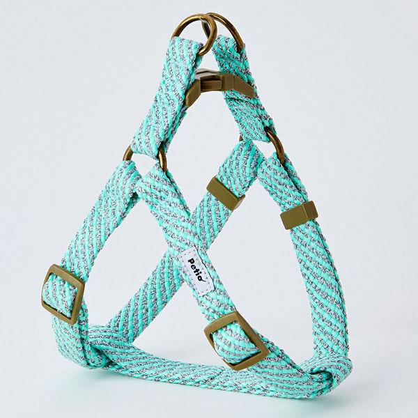 【2個セット】ペティオ犬用胴輪フラッシュソフトハーネスSSブルー