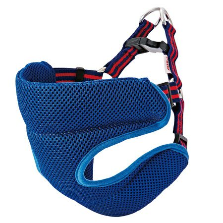 【2個セット】ペティオメリカジストライプベストハーネスSネイビー