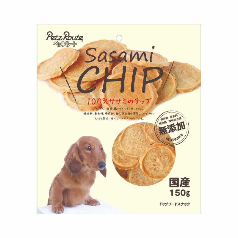【3個セット】ペッツルート ササミのチップ150g