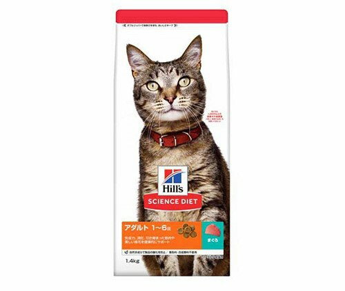 樂天商城 - 【6個セット】日本ヒルズ・コルゲート サイエンスダイエットキャットフードアダルト成猫猫用1-6歳まぐろお試しドライトライアル1.4kg
