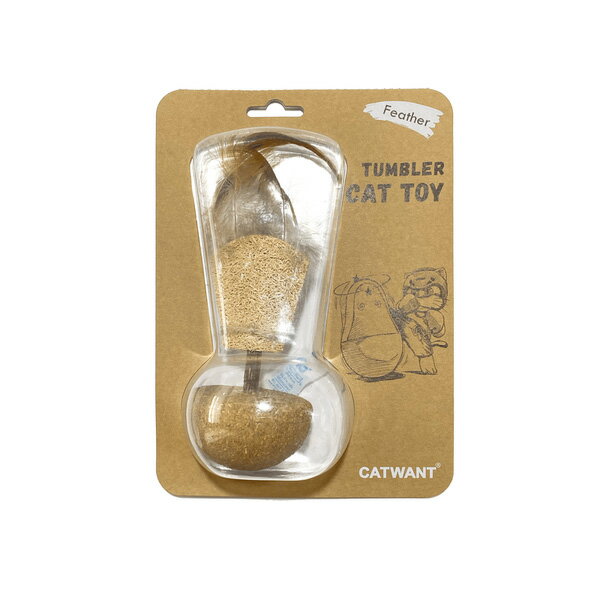 【2個セット】ペットライブラリー CATWANT 起きあがりカナリア