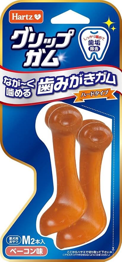 【注意事項】 ・メーカーの都合等により、パッケージ及び内容量、生産地、などが変更される場合がございます。ご了承ください。 ・当店では地球環境への配慮およびお手頃価格での商品の提供のため、簡易的な梱包とさせていただいております。 ・箱潰れなど、製品をご利用いただくのに問題がない場合の返品・交換対応はお受けできません ※期限のある商品について ・賞味期限や消費期限がある商品については、すべて期限まで2ヶ月以上のものを取り扱っております。個別のお問い合わせはご遠慮いただきますようお願い申し上げます。 ・期限が迫った商品は、別途アウトレット商品として販売させていただいております。 商品説明■　商品詳細もちやすく噛みやすい【イージーグリップ構造】を採用しており、しっかり噛める形状のデンタルケアガム。おいしいベーコンフレーバー付きだからおいしさも抜群。主原料にトウモロコシを試用し、ゼラチンや小麦は不使用。アレルギーが心配な飼い主様にも最適。 4562149051115■　原産国日本■　メーカー住商アグロインターナショナル株式会社■　広告文責ライフジェネレーション株式会社 TEL:06-6809-2484
