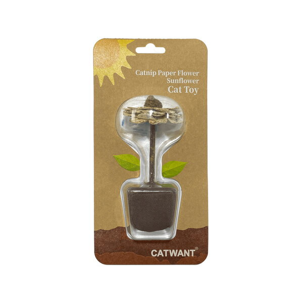 ペットライブラリー 【12個セット】CATWANT キャットニップひまわり
