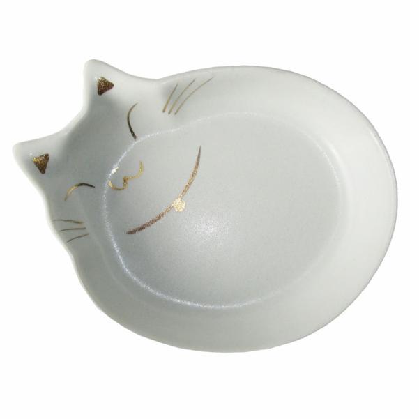 Tableware - 【2個セット】貝沼産業 猫用食器　猫の耳 白