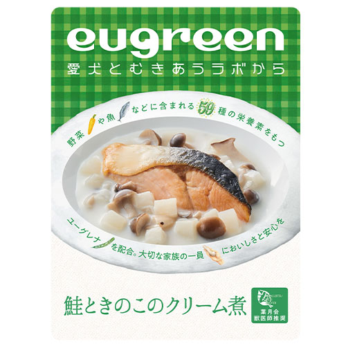 樂天商城 - 【10個セット】 阪急ハロードッグ eugreen　お野菜たっぷりシリーズお惣菜　鮭ときのこのクリーム煮 100g